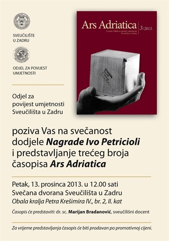 Svečanost Odjela za povijest umjetnosti